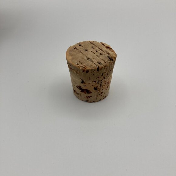 Unique Vintage Rare Pottery Jug Clay Whiskey Jug With Cork Stopper Singed Bottom - Picture 6 of 7